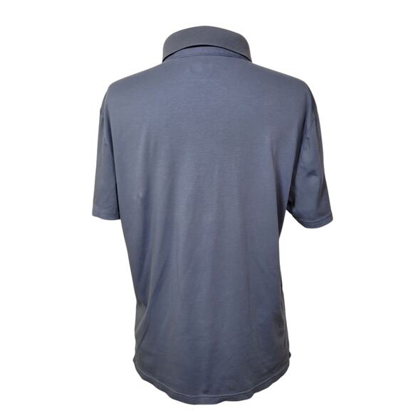 Joseph Abboud Men's Modern Fit Light Blue Collared Polo Short Sleeve Shirt Small - Picture 4 of 7